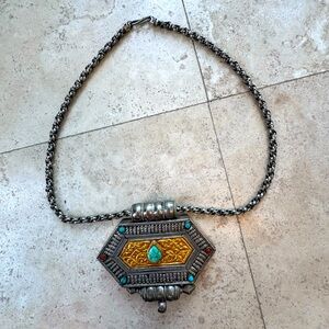 Vintage Tibetan Neckage with Hidden box